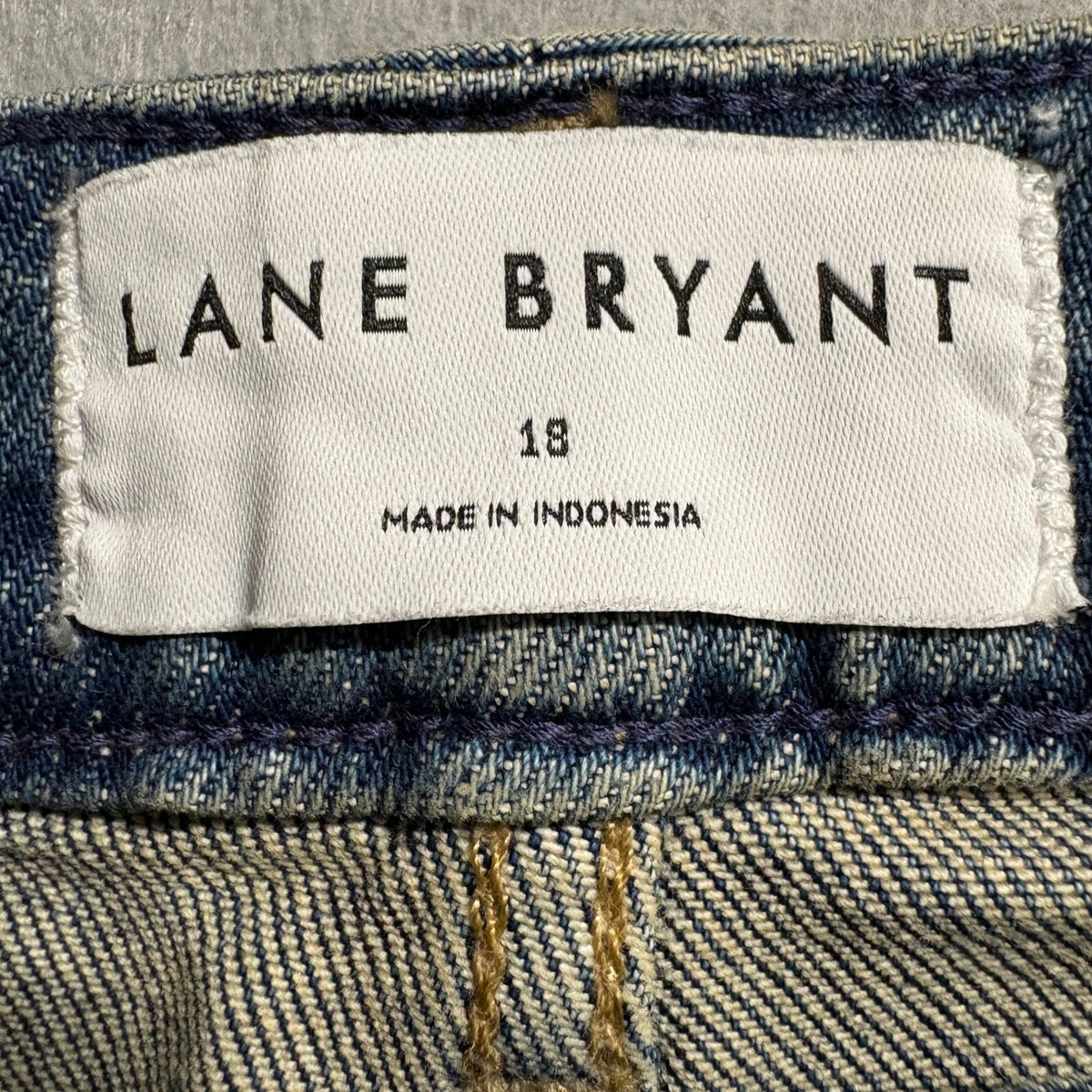 Lane Bryant Boyfriend Jeans Womens 18 Blue Mid Rise Stretch Denim Plus Size
