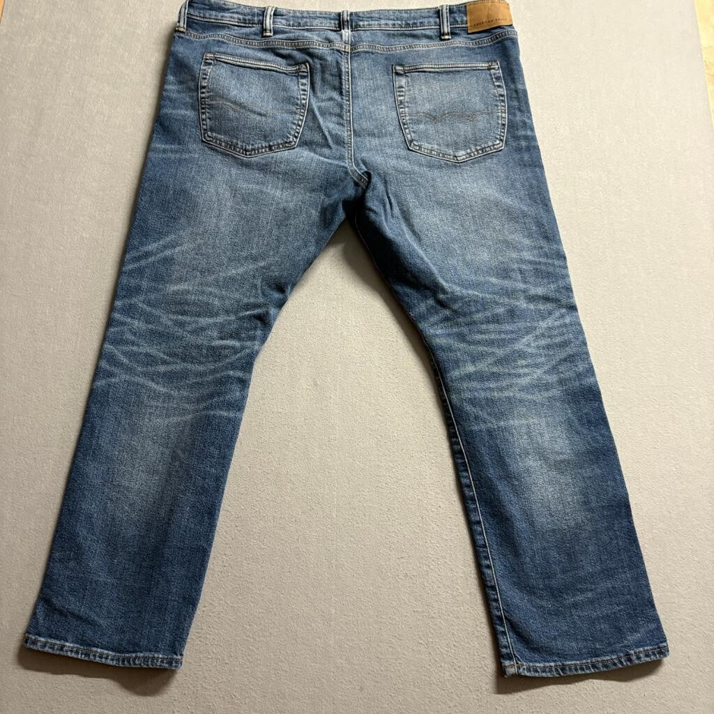 American Eagle Slim Straight Flex Jeans Mens 40x30 Blue Denim Stretch Pants