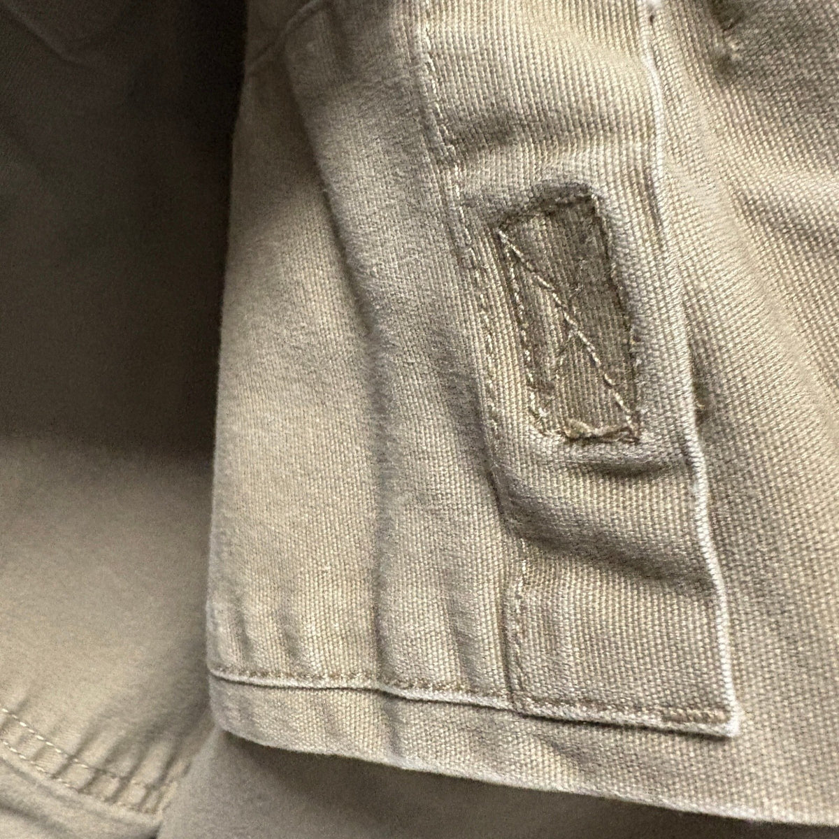 Duluth Trading Co Flex Fire Hose Cargo Pants Mens 42x27 Brown Canvas Workwear