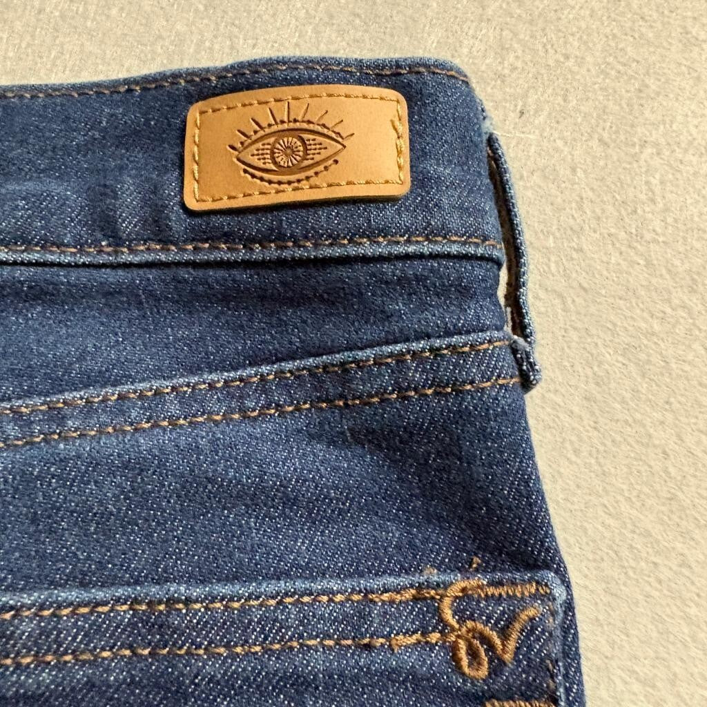 Sofia Jeans by Sofia Vergara Melisa Flare Jeans Womens Size 10 Dark Wash Blue