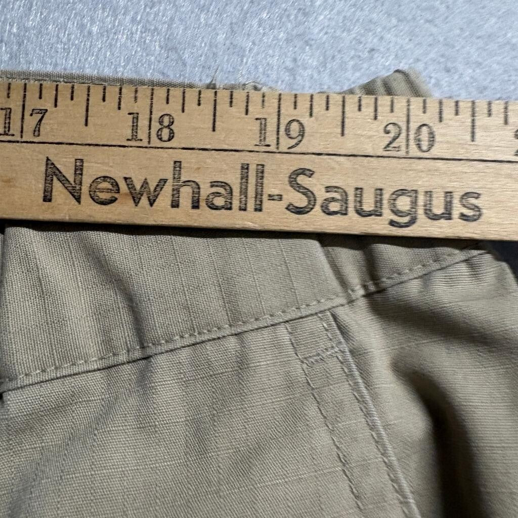 LA Police Gear Atlas Tactical Pants Mens 38x28 Tan Khaki Cargo Ripstop LAPG