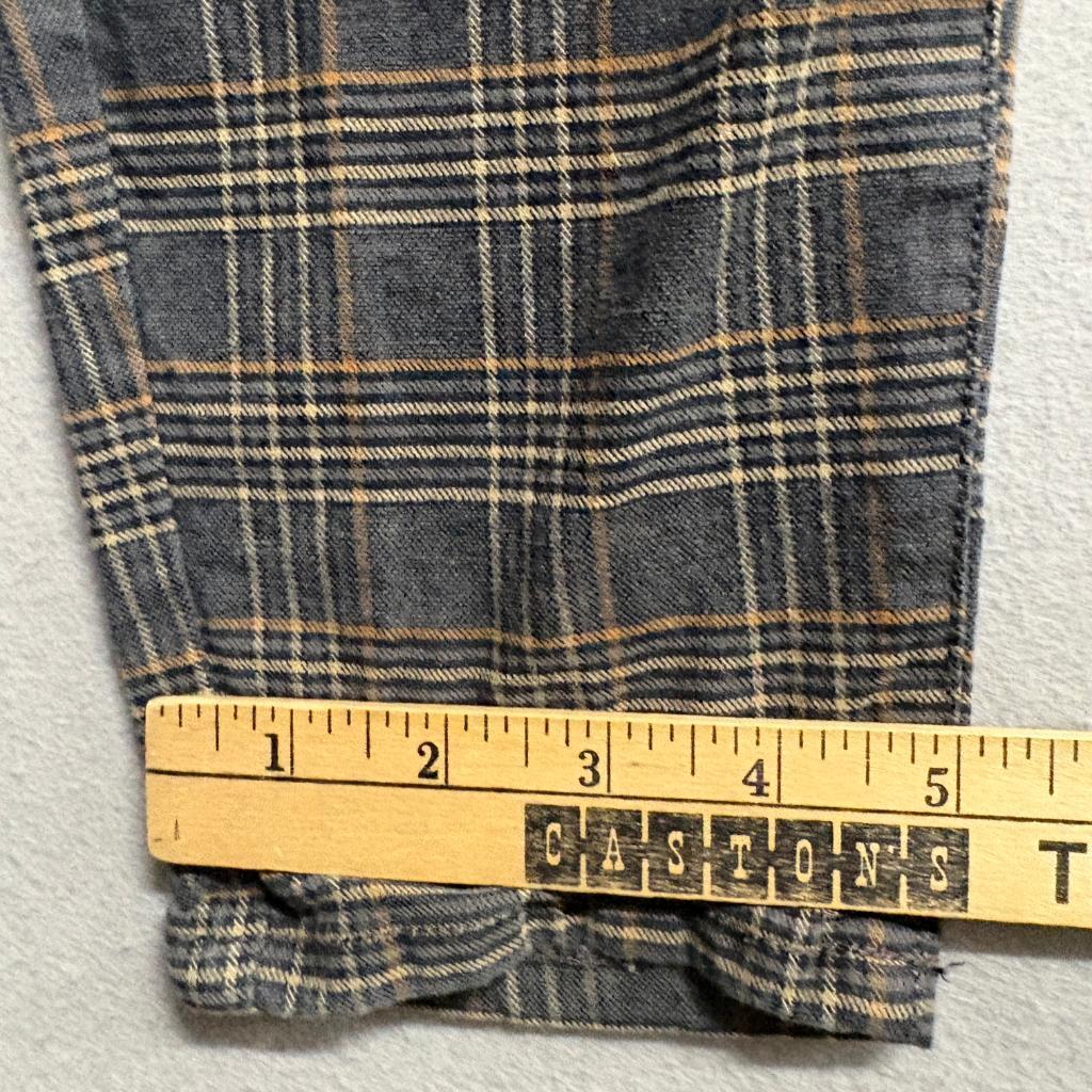 American Eagle Super Hi-Rise Jegging Womens 14 Gray Plaid Stretch Pants