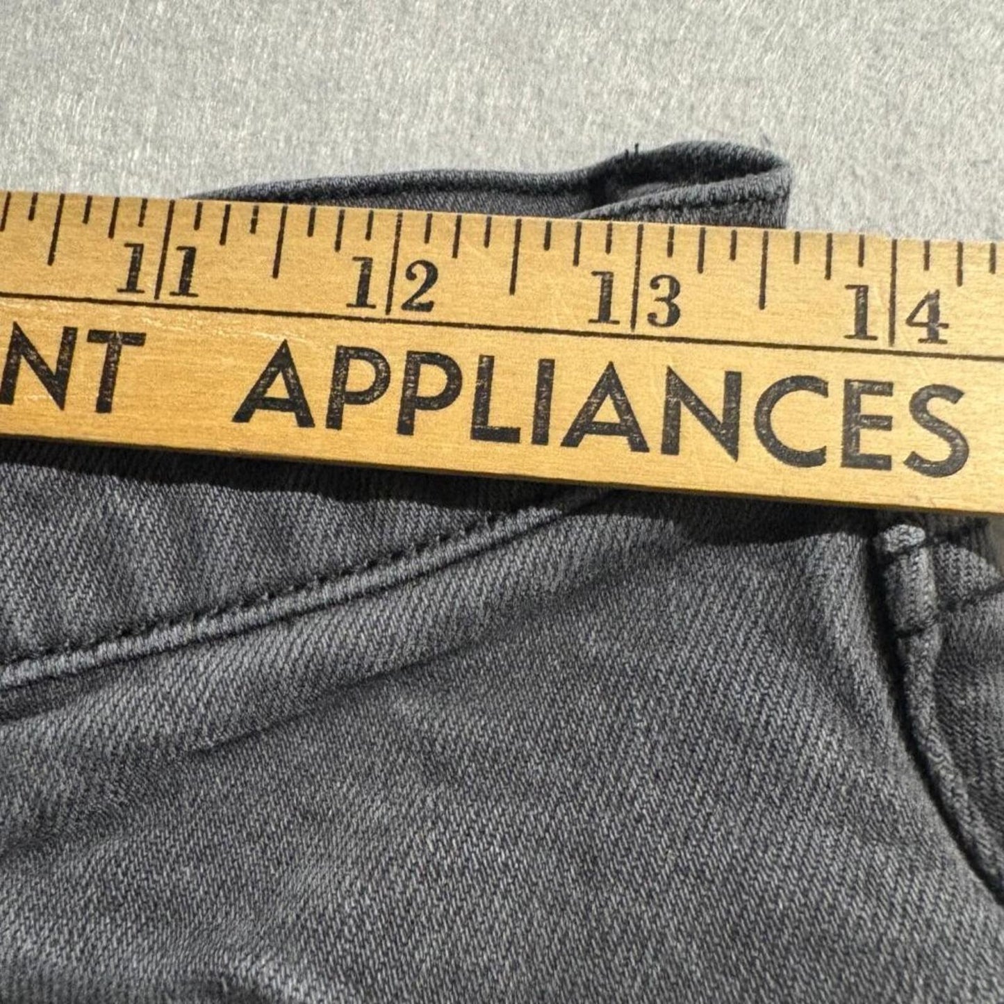 Mutual Weave The Athletic Jeans Womens 29x32 Gray Denim Straight Leg Pants