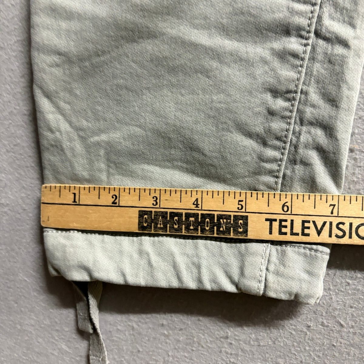 Cotton On Military Cargo Pants Mens Small Gray Elastic Waist Drawstring Utility