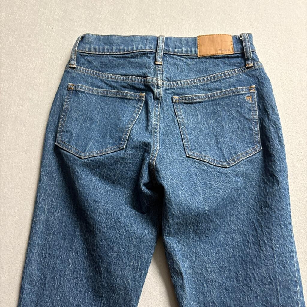 Madewell The Perfect Vintage Jean Petite Size 25 Blue Denim High Rise Stretch