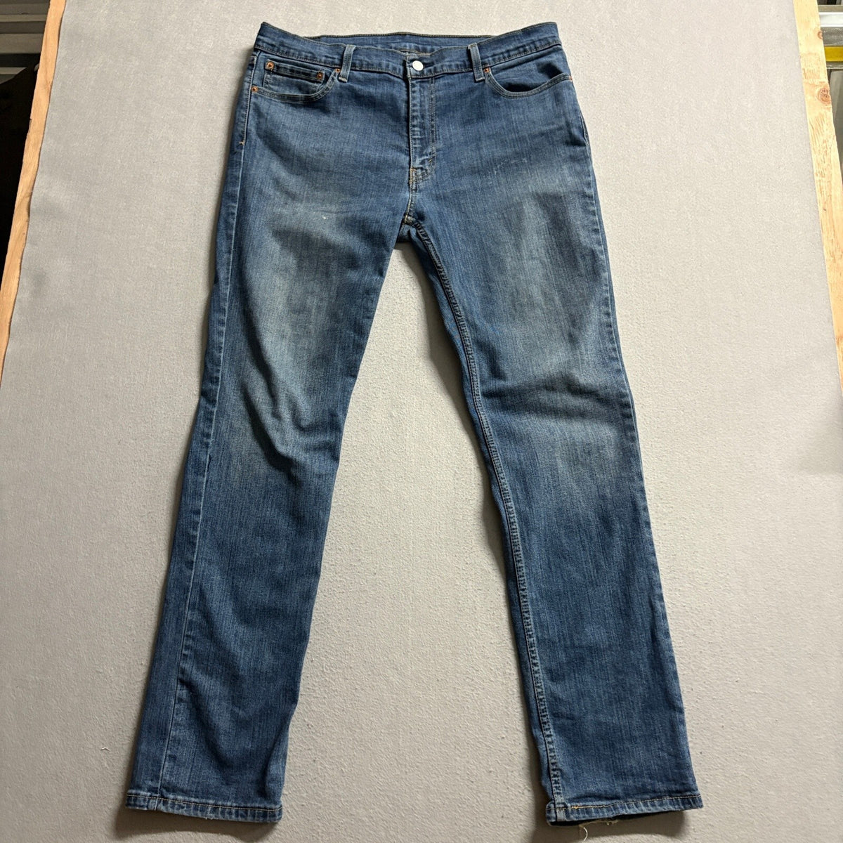 Levi's 511 Slim Fit Jeans Mens W36 L34 Blue Denim Stretch Pants