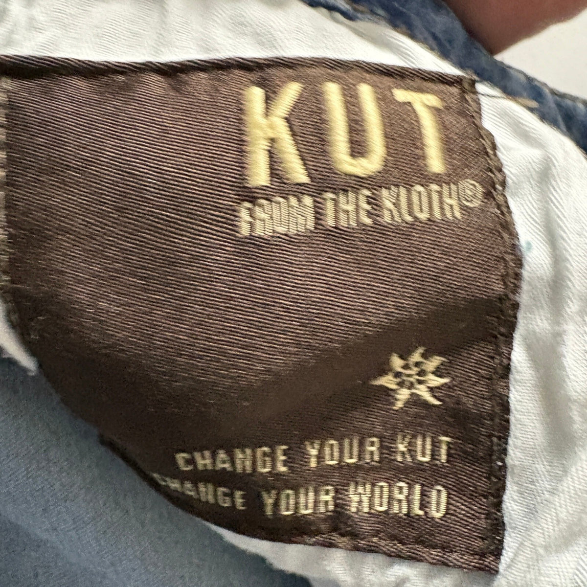 Kut from the Kloth High Rise Ankle Slim Straight Leg Jeans Womens Size 14 Blue