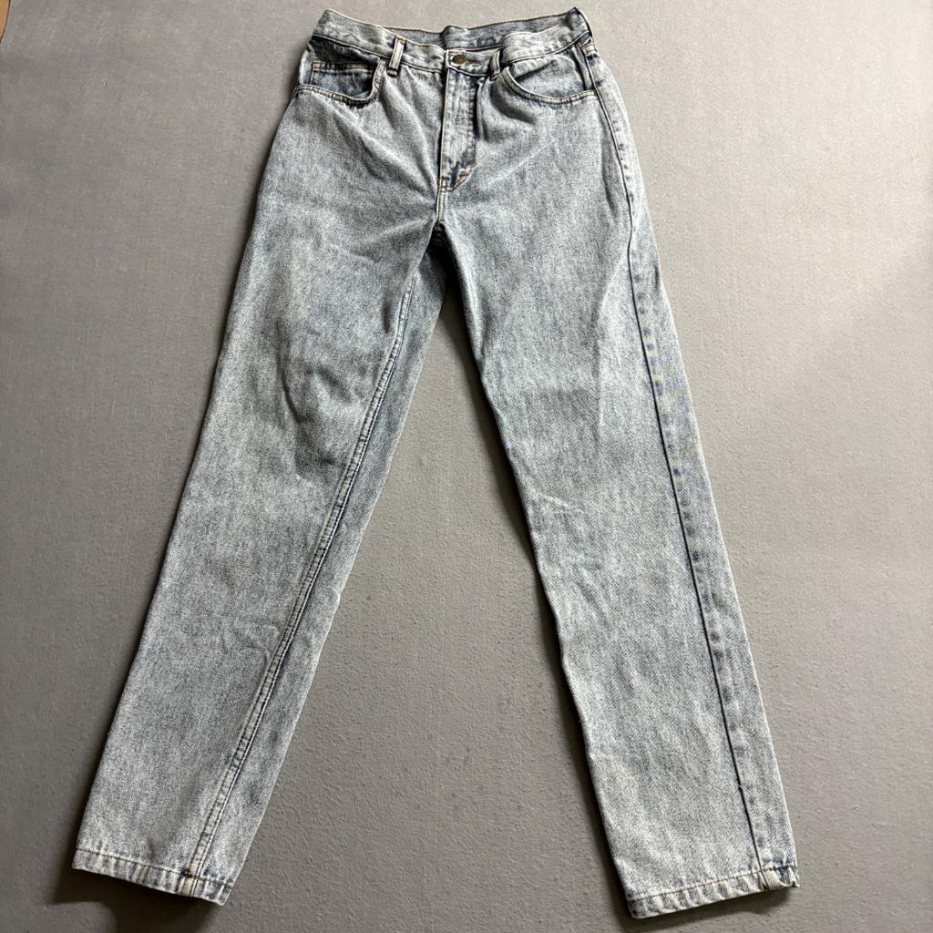 Vintage Virginian Special Jeans Womens 27 Acid Wash Denim High Rise Straight Leg