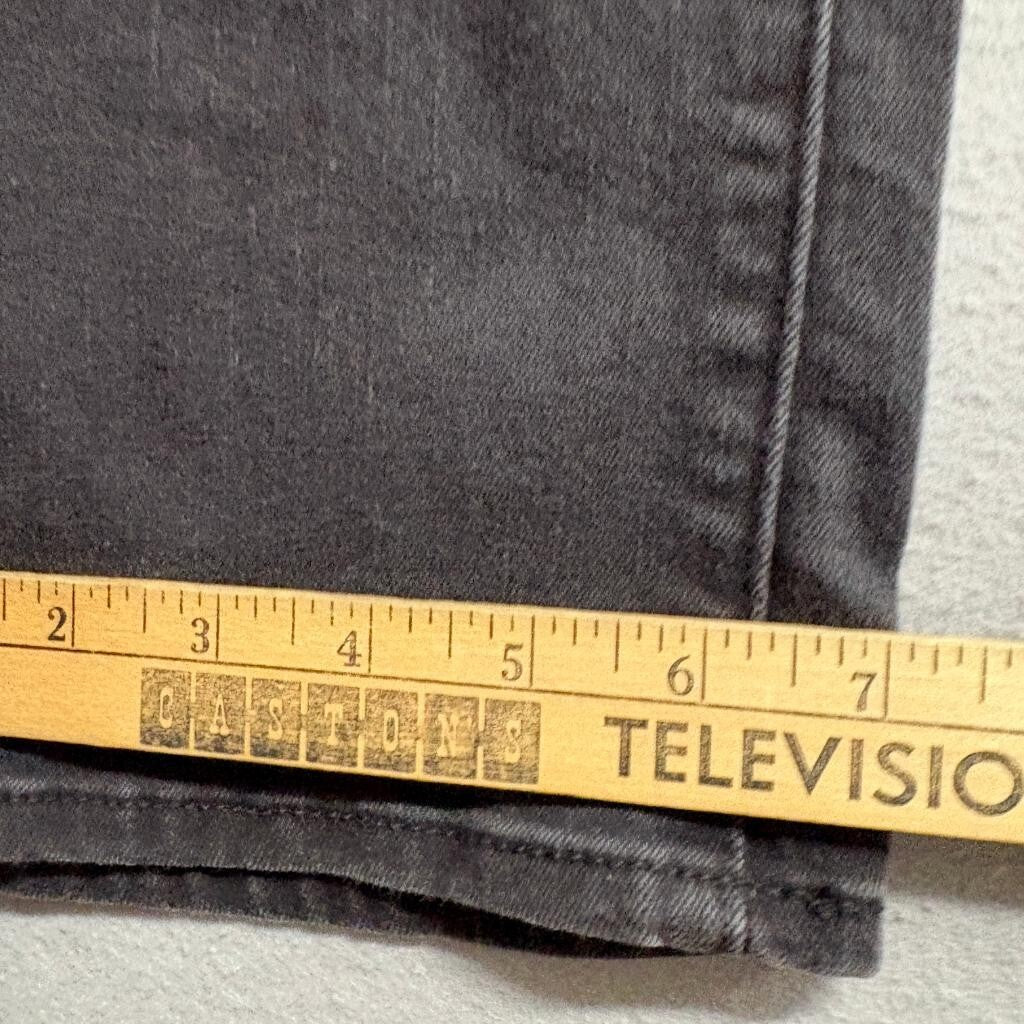 Denizen Levi's Mid Rise Slim Jeans Womens 14M 32x30 Black Stretch Denim