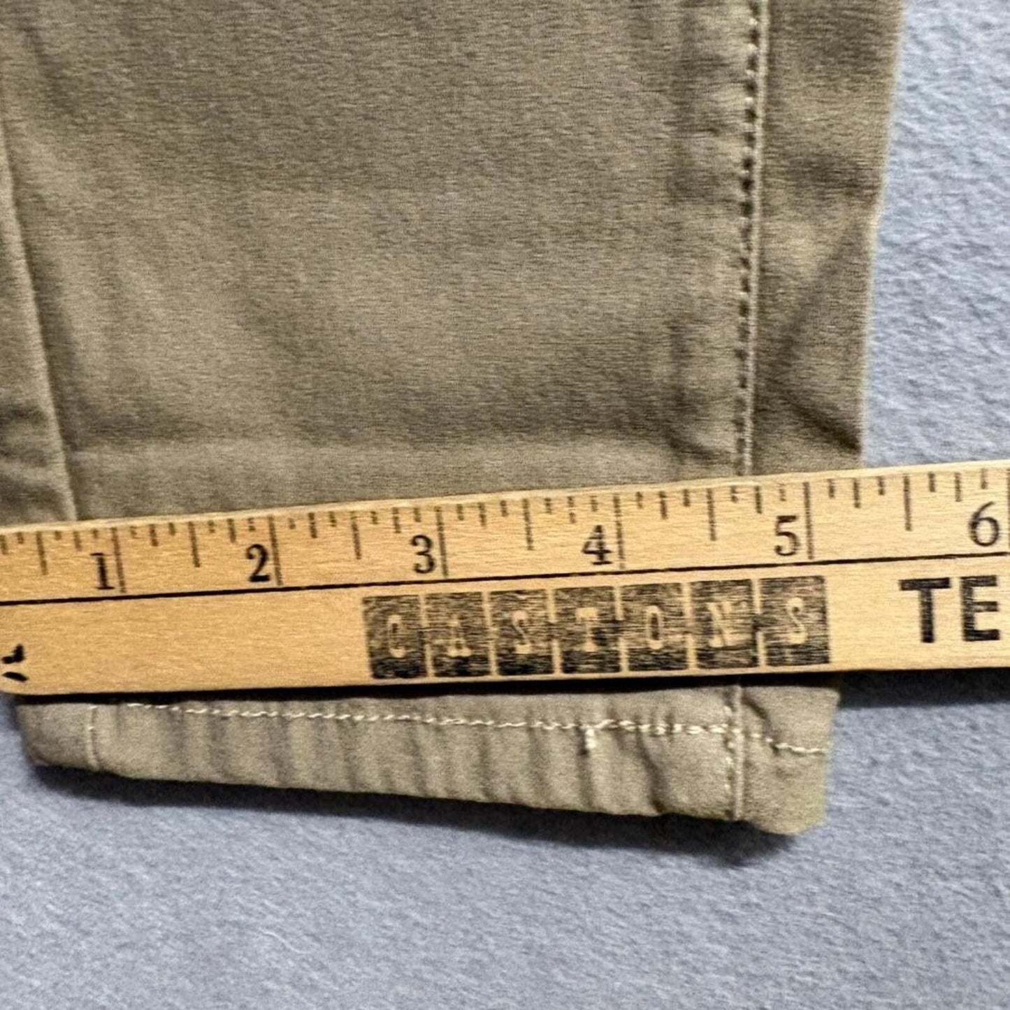 Elite Jeans Womens Skinny Pants Size M Khaki Brown Active Stretch Cotton Blend