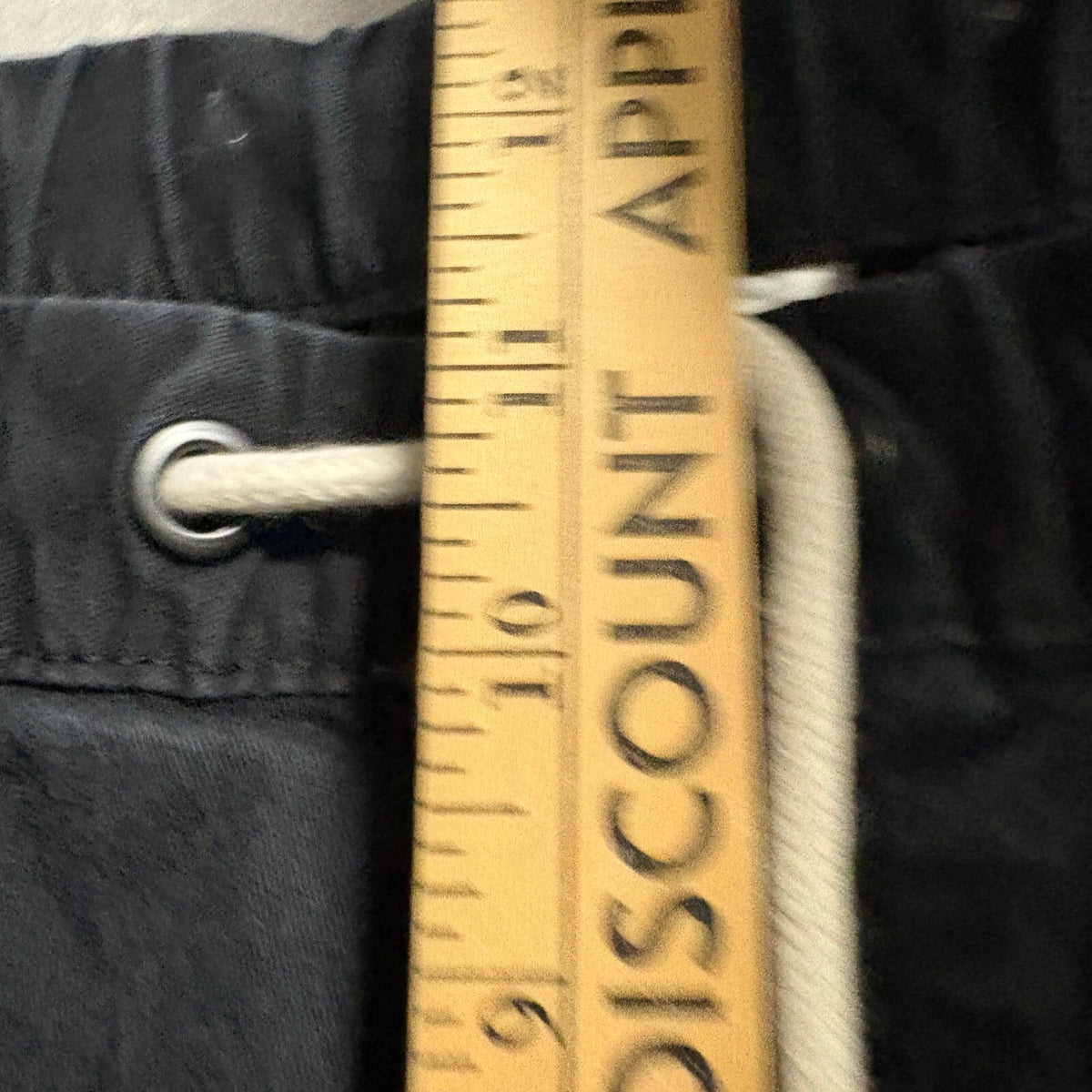 H&M Divided Mens Jogger Pants Size 34 Black Cotton Blend Drawstring Elastic