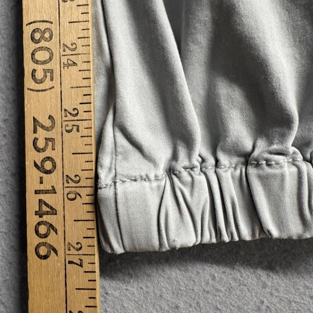 American Eagle Outfitters Womens Jogger Pants Size 6 Gray Elastic Waist Cargo
