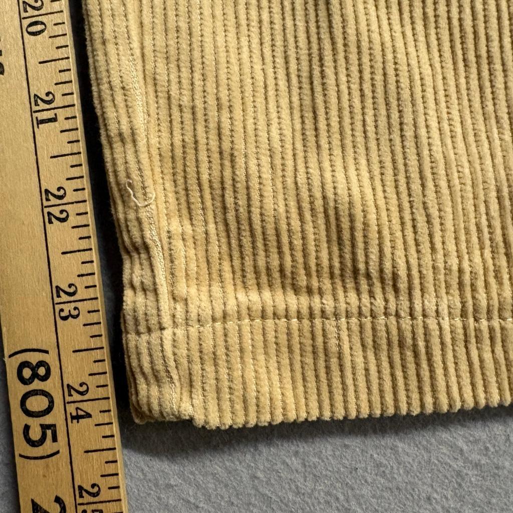Blair Corduroy Pants Womens Small Beige Tan Cotton Elastic Waist Straight Leg