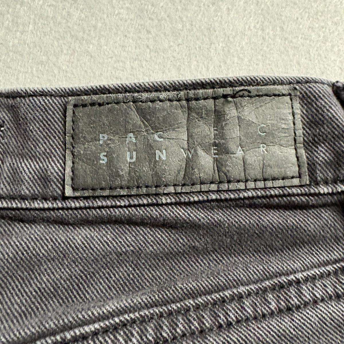 PacSun Stretch Wide Leg Jeans Womens Size 25 Gray Denim High Rise