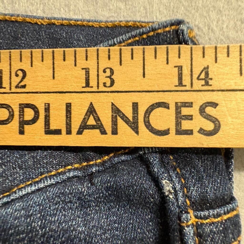 Bleu Bleu Jeans Womens 27 Skinny Dark Wash Denim Made in USA Stretch Blue