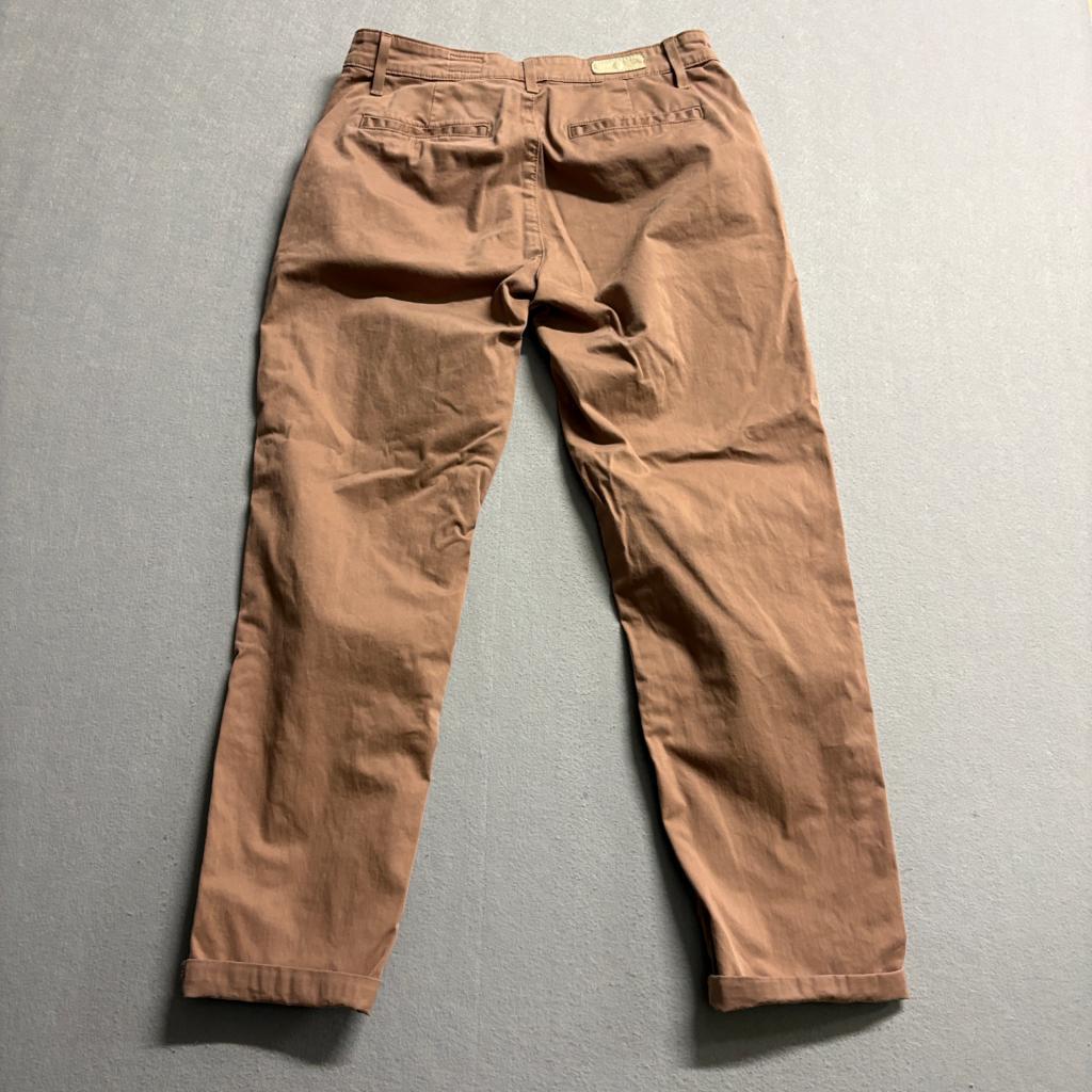 AG Adriano Goldschmied Caden Tailored Trouser Pants Womens 27R Brown Stretch