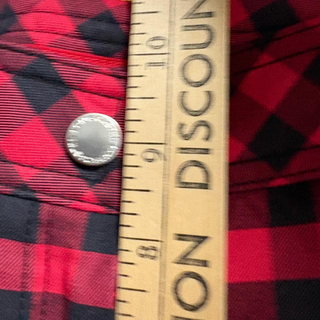 Louis Castel Red Black Buffalo Plaid Pants Womens Size 70 Cotton Blend Golf