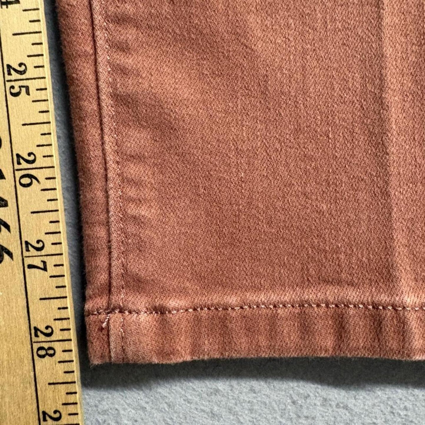 Lee Sculpting Slim Fit Slim Leg Pants Womens 8 Short Brown Pull On Stretch