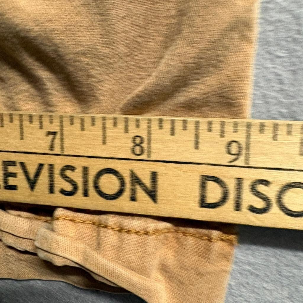 Lovegen Womens Cargo Pants Size 3/27 Brown Tencel Stretch Wide Leg Utility