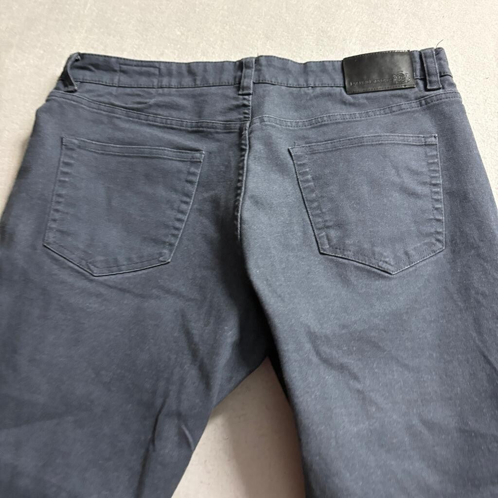 English Laundry Mens 5 Pocket Pants 34x32 Gray Cotton Blend Stretch Straight Leg