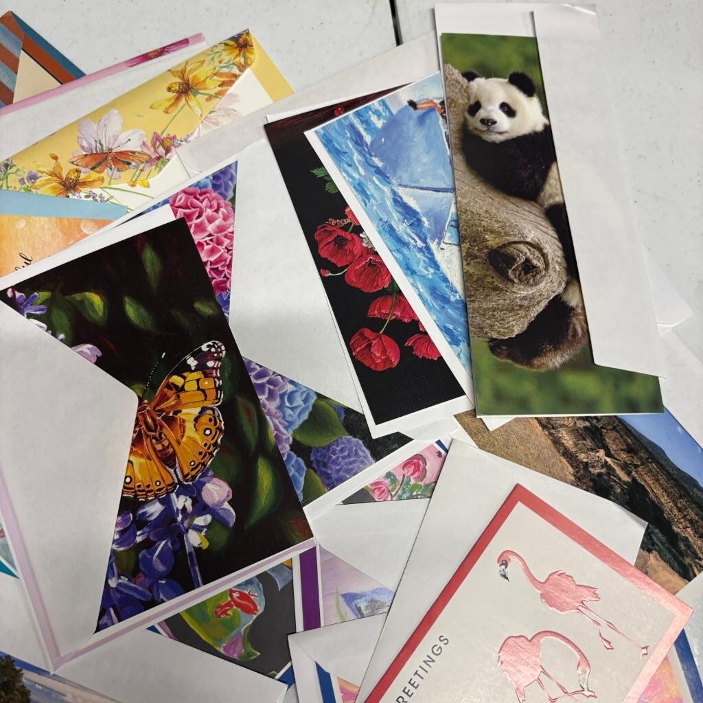 Assorted Greeting Cards Lot with Envelopes Animals Nature Birthday Spring