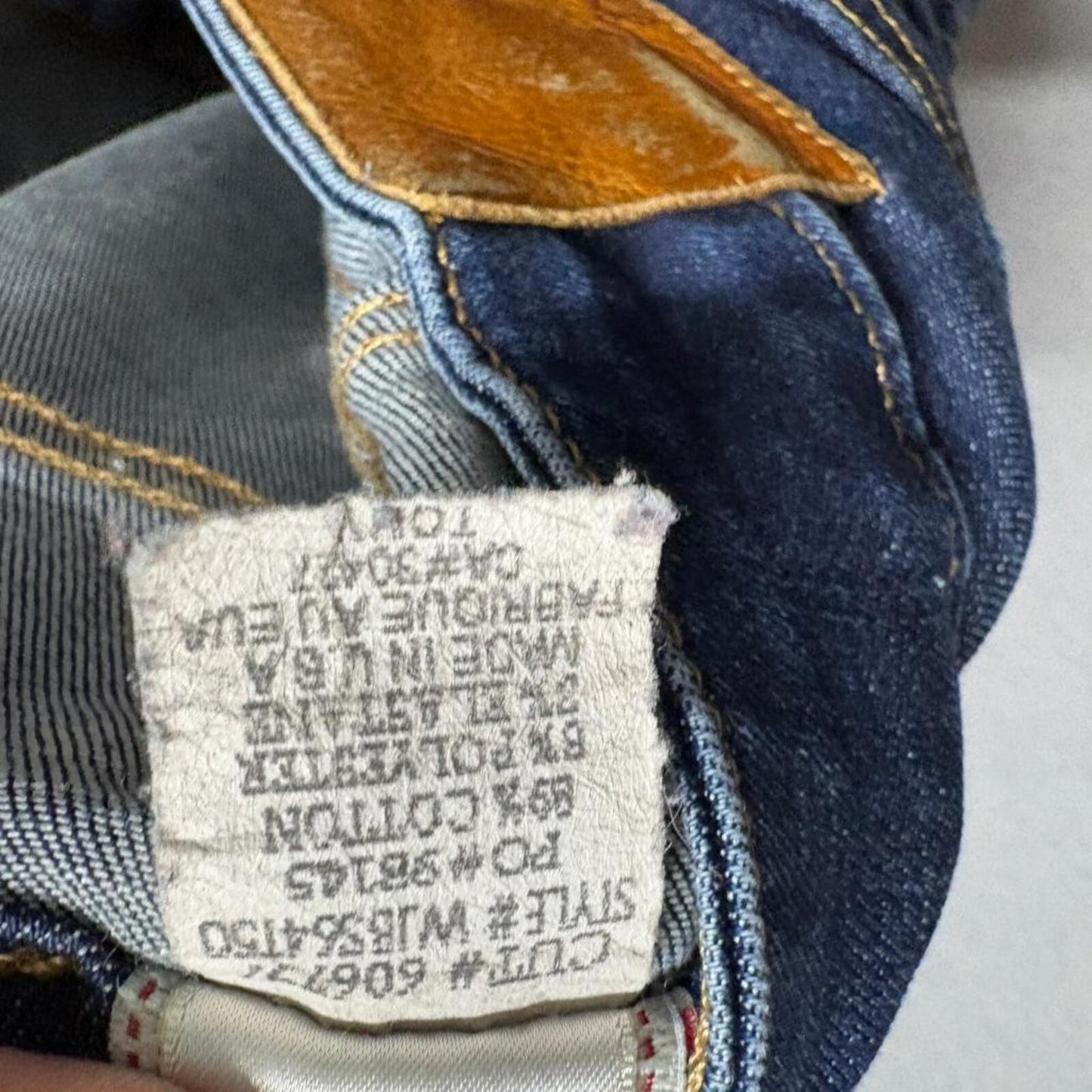 True Religion Tony Bootcut Jeans Womens 29 Blue Denim Made in USA Stretch