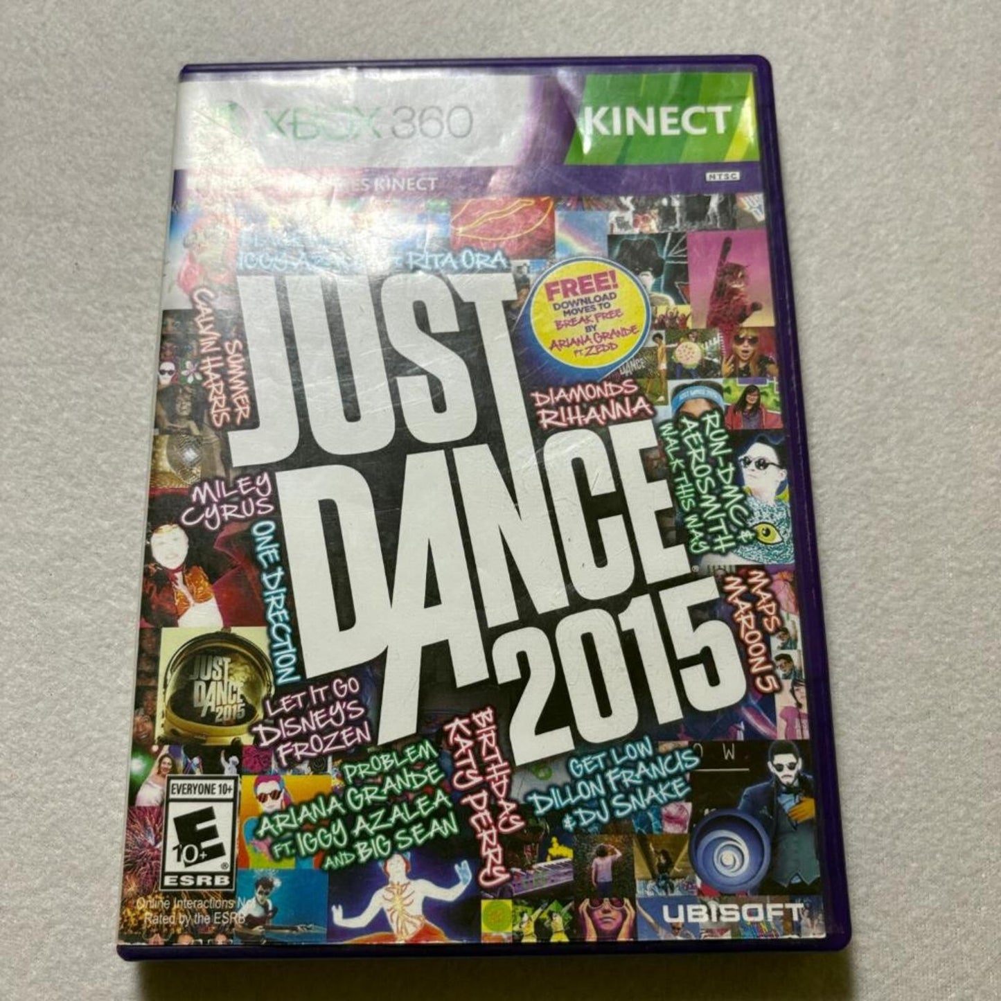 Just Dance 2015 Xbox 360 Game Complete with Manual Kinect Required