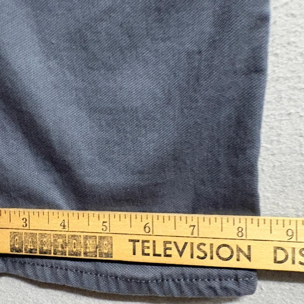 Dockers Straight Fit Pants Mens 36x32 Gray Cotton Blend Chino Casual