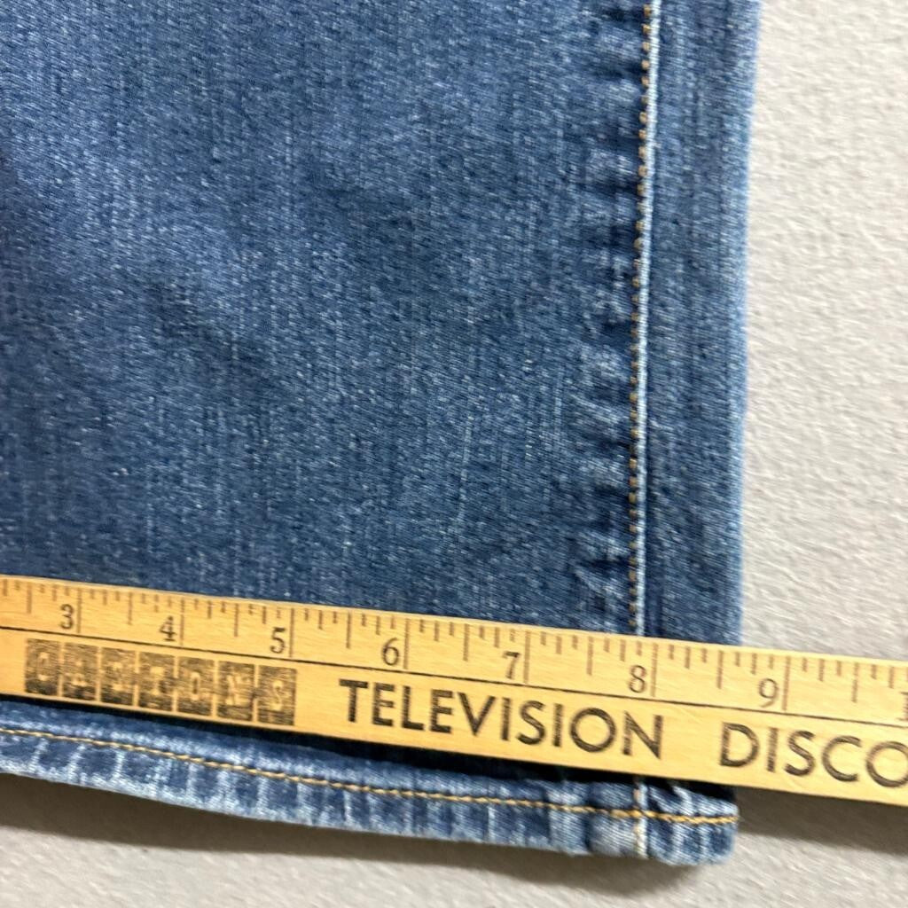 Eddie Bauer Slightly Curvy Bootcut Jeans Womens Size 10 Blue Stretch Denim