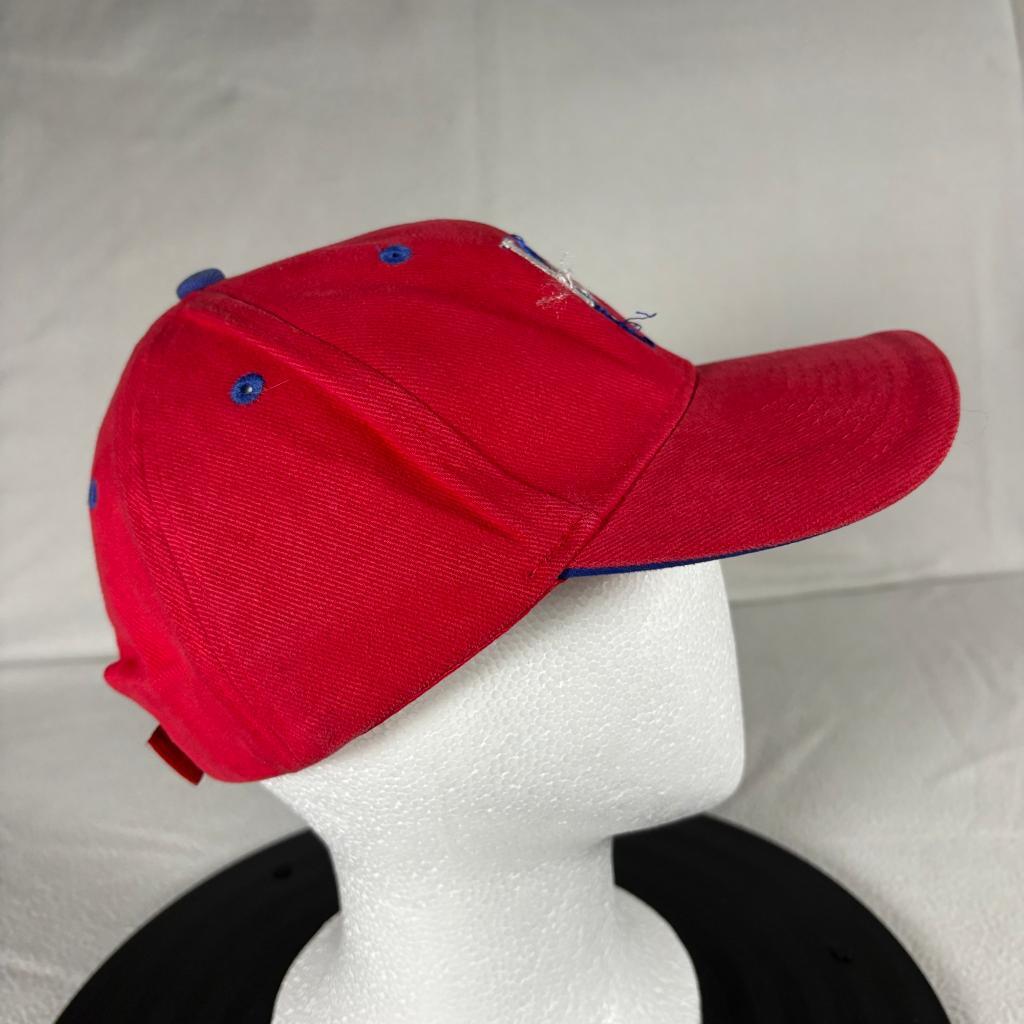 Vintage Los Angeles Clippers NBA Elevation Strapback Hat Red Blue Cap One Size