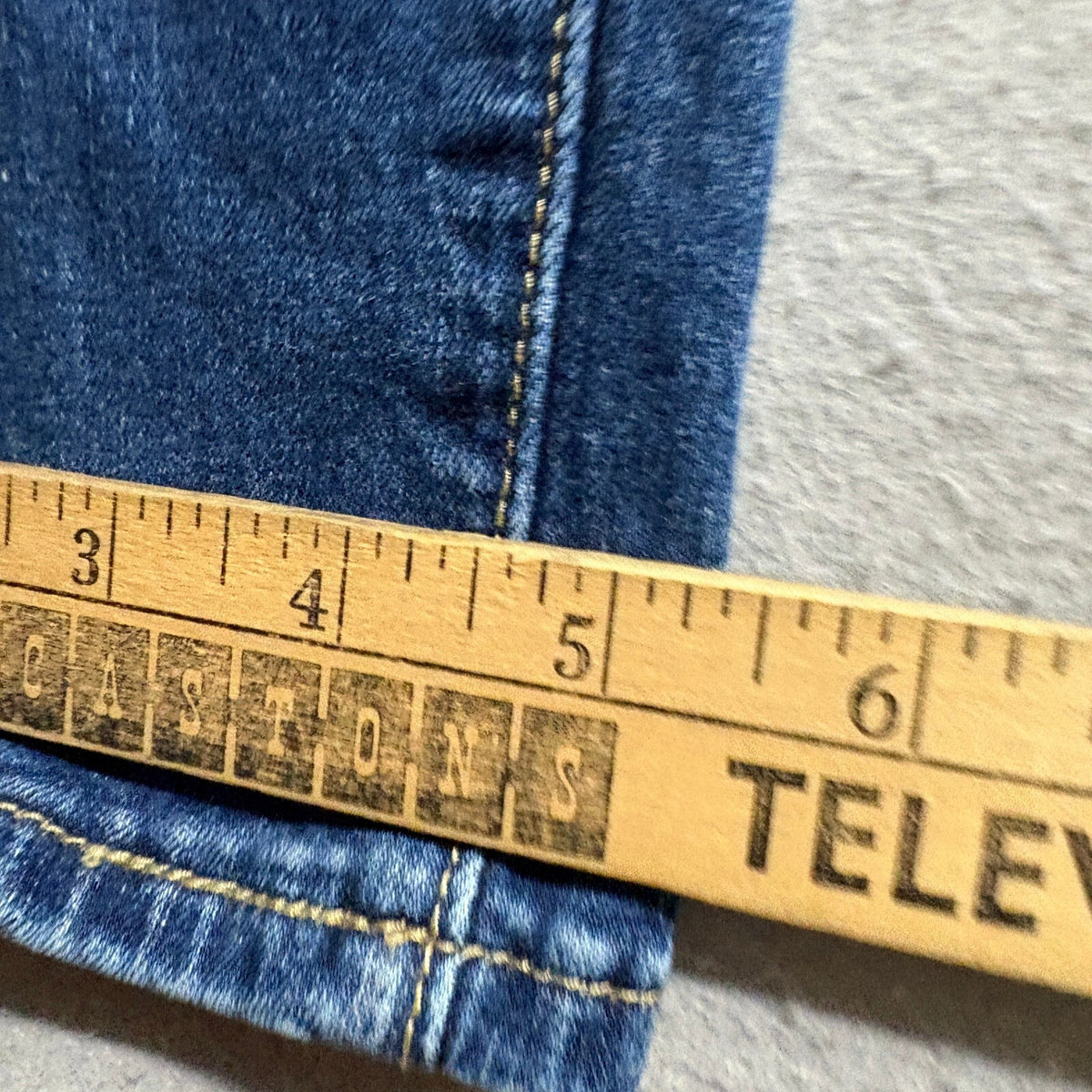 Resfeber New York Collection Womens Distressed Skinny Jeans Size 10 Blue Stretch - Photo 8