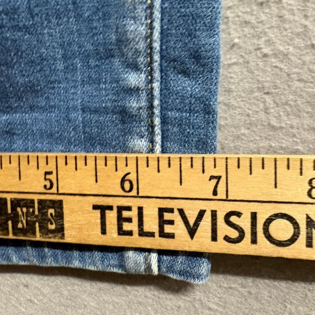 True Religion Audrey Slim Boyfriend Jeans Womens Size 30 Blue Denim Stretch USA