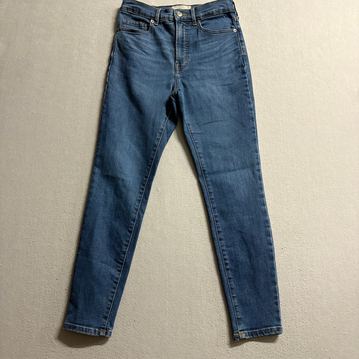 Everlane The High Rise Skinny Jeans Womens 26 Medium Wash Blue Denim Ankle