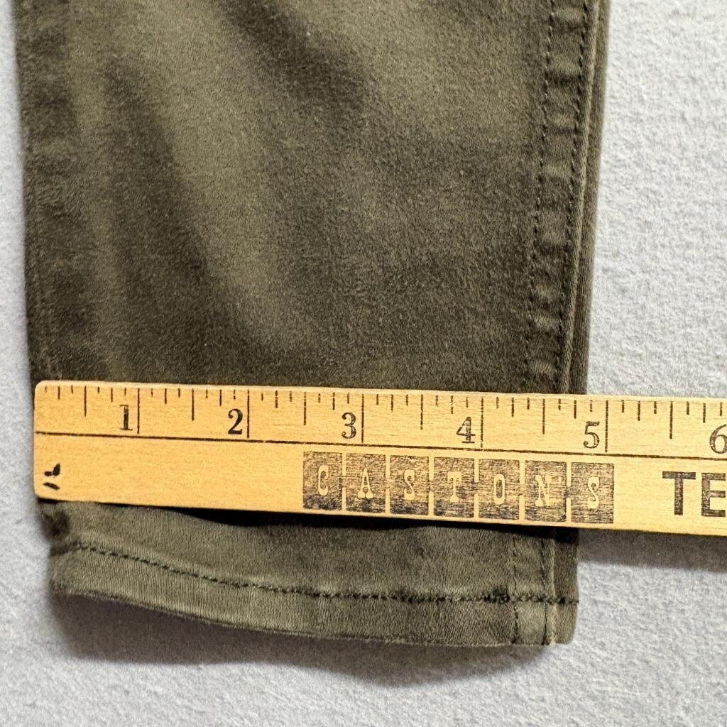 Rag & Bone Jean Legging Army Sateen Olive Green Skinny Jeans Womens Size 28