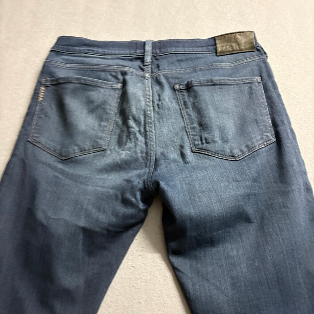 Paige Lennox Slim Fit Jeans Mens 32 Blue Stretch Denim Rayon Blend