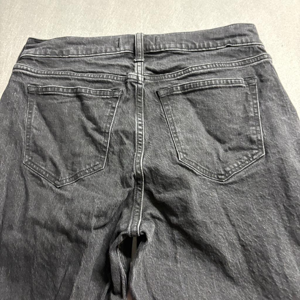 Abercrombie & Fitch Bootcut Jeans Womens 27 Mid Rise Black Denim Stretch