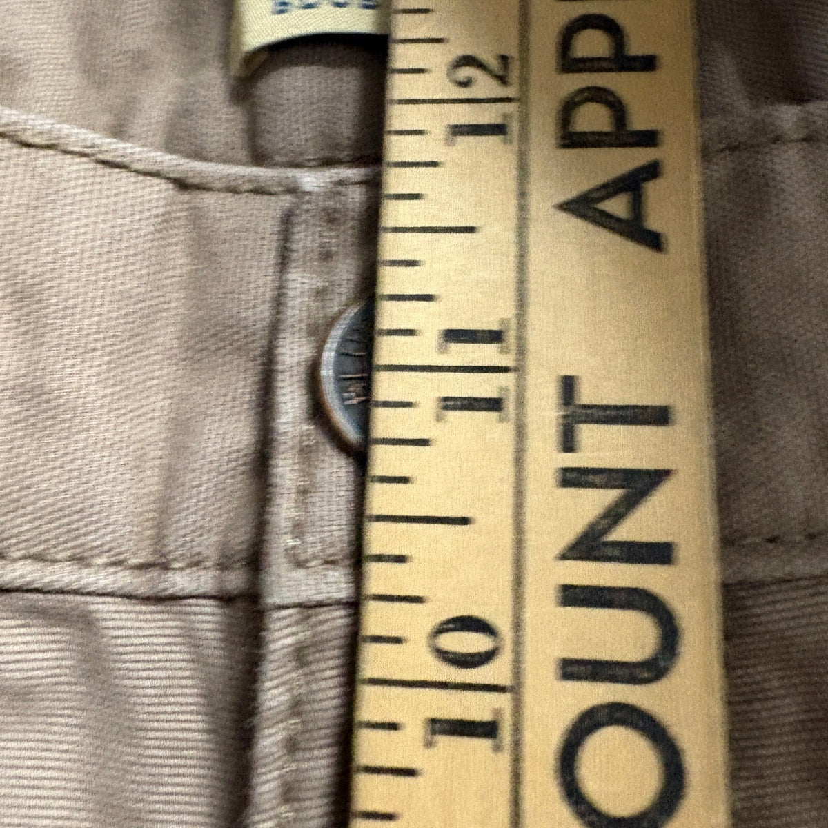 Blue Mountain Mens Work Pants 40x30 Tan Brown Canvas 100% Cotton Five Pocket