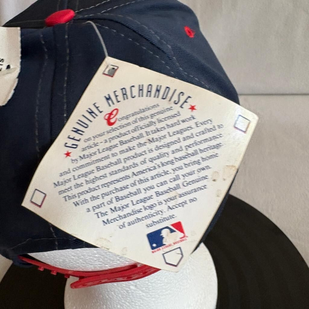 Vintage California Angels Snapback Hat Competitor MLB Baseball Cap Navy Red NWT