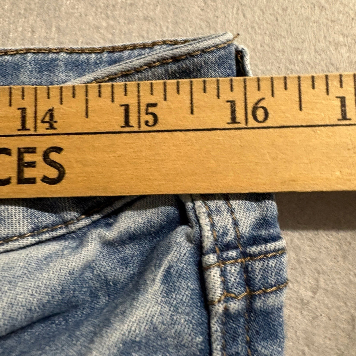 Kut from the Kloth High Rise Ankle Slim Straight Leg Jeans Womens Size 14 Blue