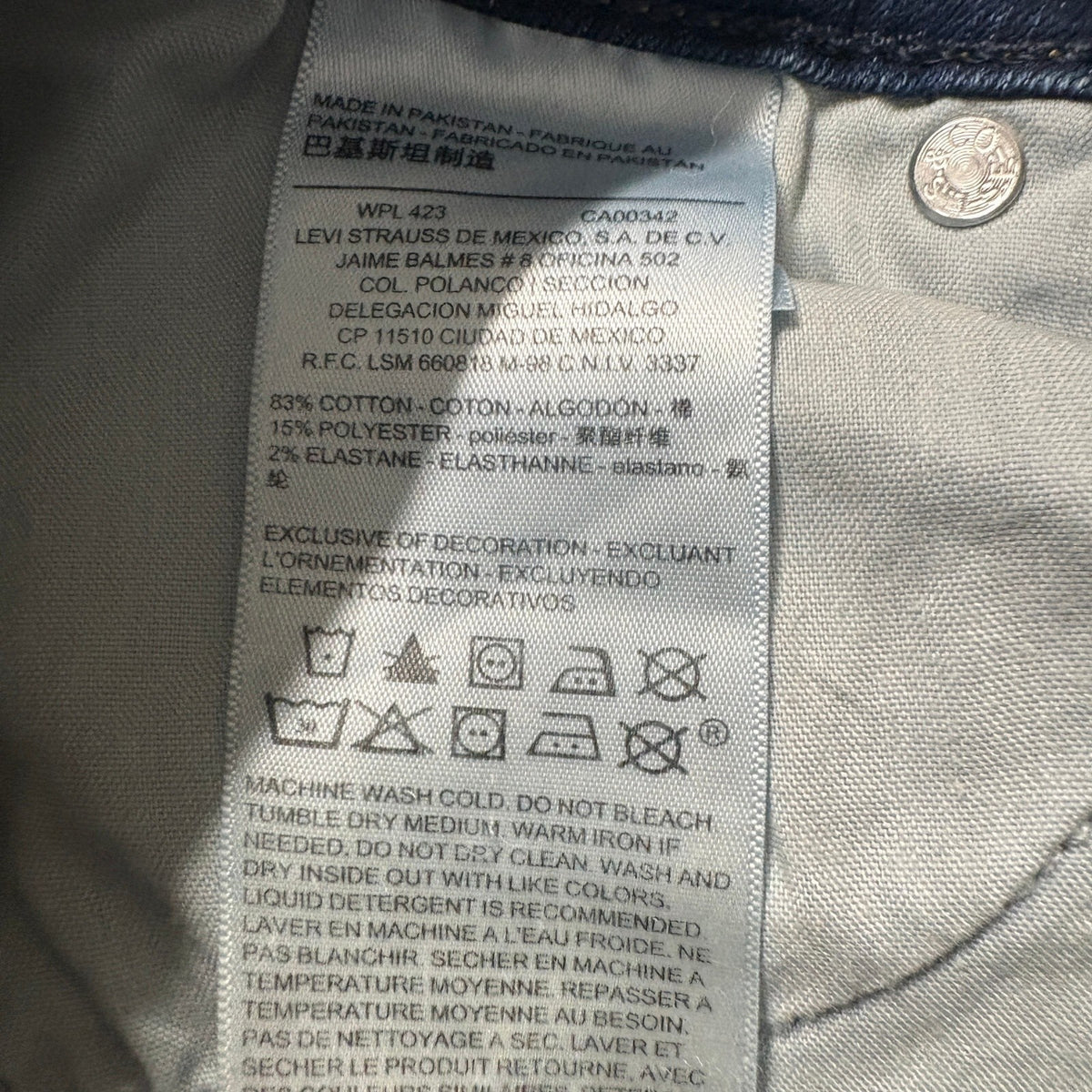 Signature by Levi Strauss Women 10 Short Modern Boot Cut Denim Jeans Blue W30