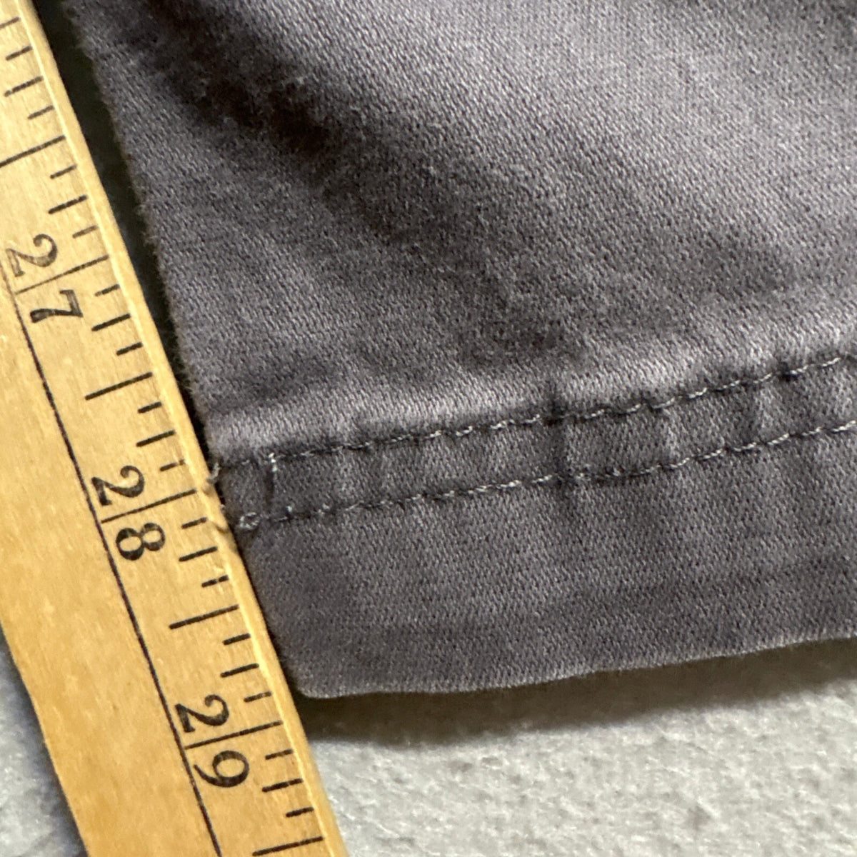 Weatherproof Mens Stretch Canvas Pants Size 40x32 Forged Iron Gray Utility Chino