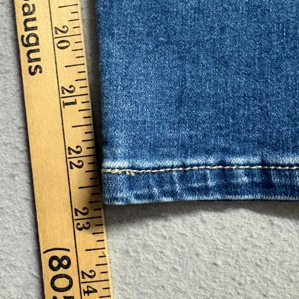 Juicy Couture Jeans Womens 6 Blue Denim Cropped Skinny Comfort Waist Stretch