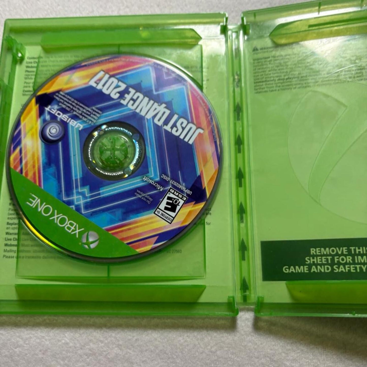 Just Dance 2017 Xbox One Game Disc Case Tested
