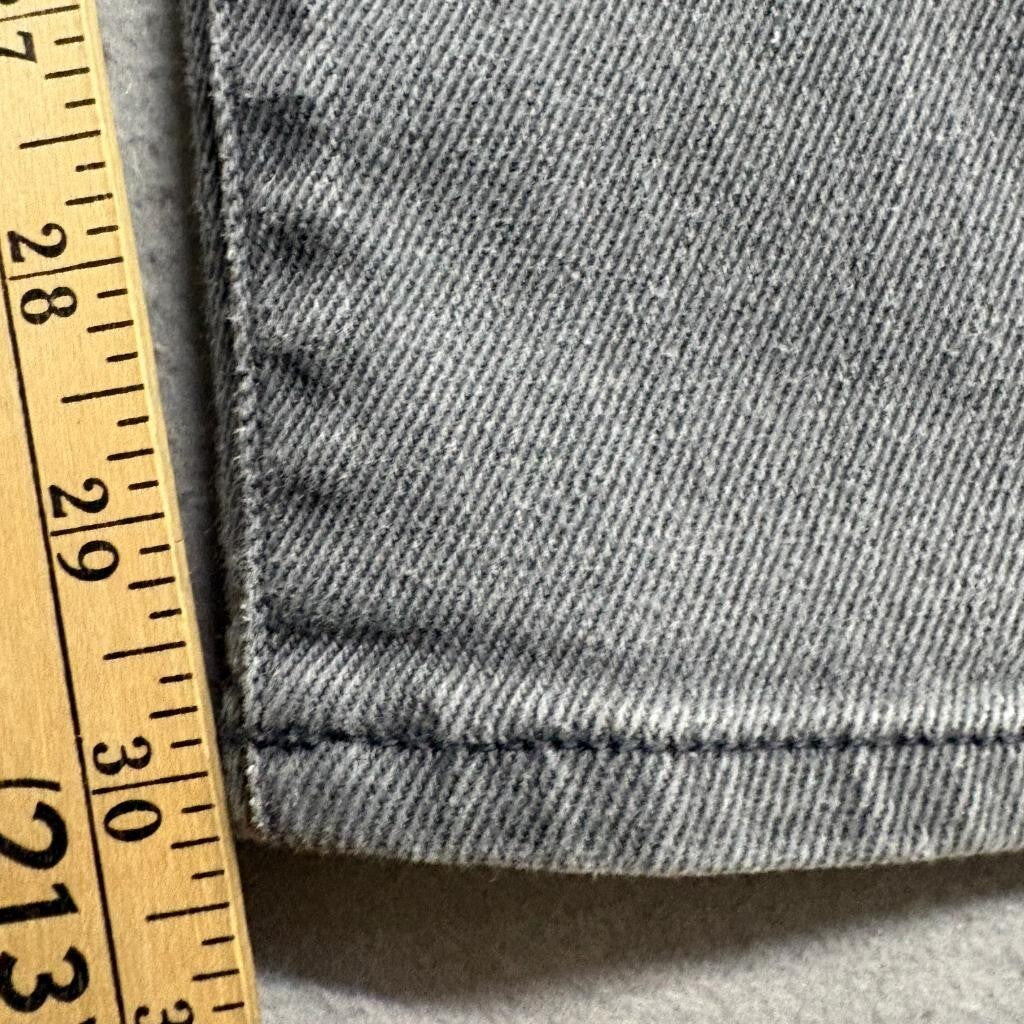 Banana Republic Traveler Jeans Mens 34x32 Gray Slim Straight Stretch Denim