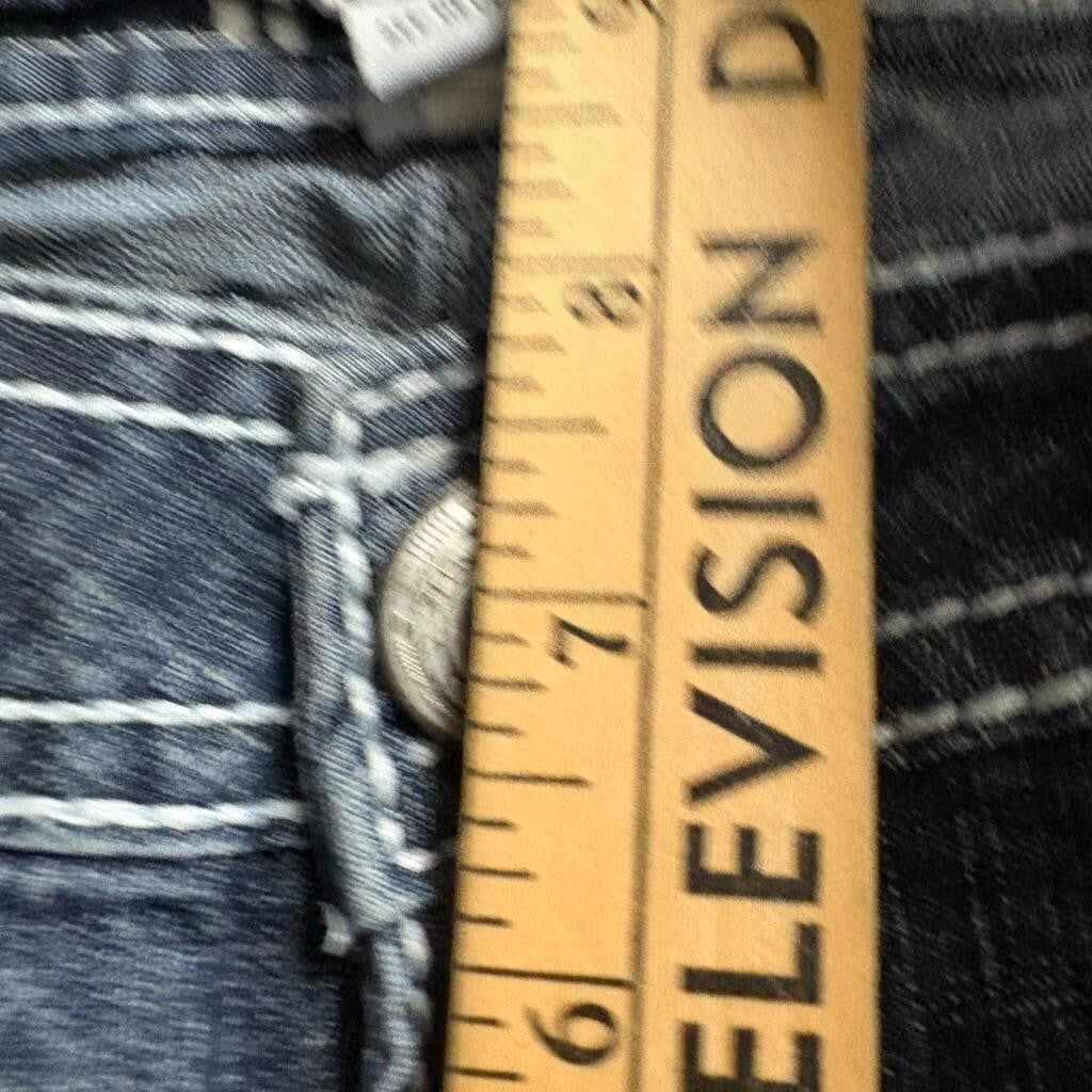 Hydraulic Bailey Super Skinny Jeans Womens Size 9/10 Distressed Thick Stitch