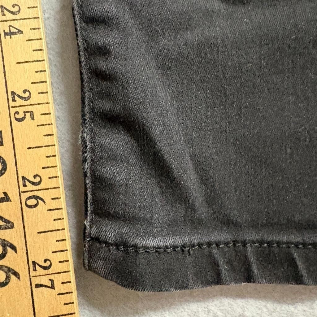 Democracy Ab solution Black Jeans Womens Size 2P Petite Slim Straight Stretch