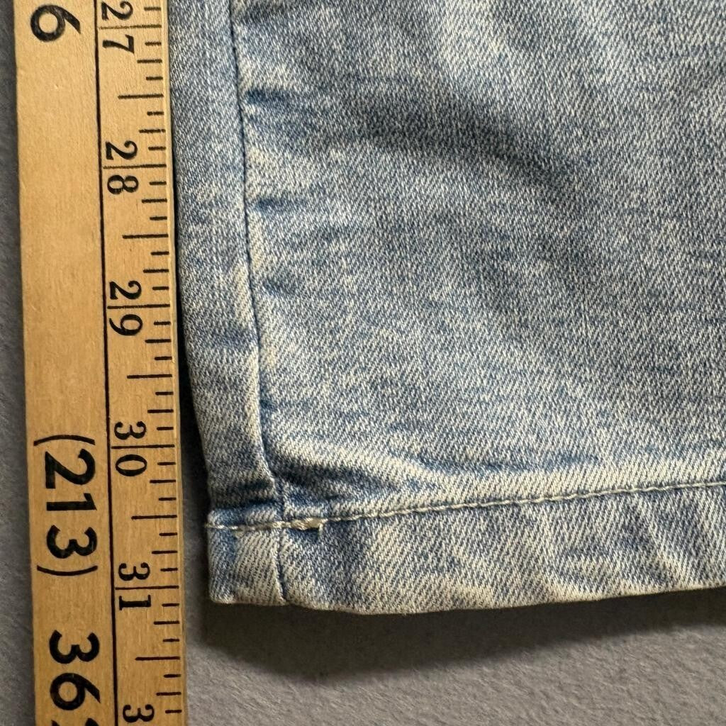 Madden NYC Cargo Jeans Womens XXL 20 Blue Denim Rhinestone High Rise Wide Leg