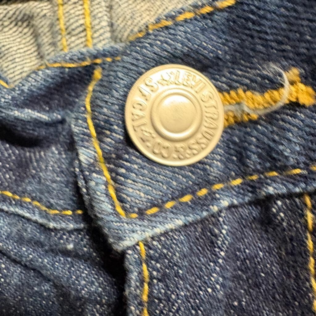 Levis 502 Regular Taper Jeans Boys 14 Reg Distressed Blue Denim 27x27