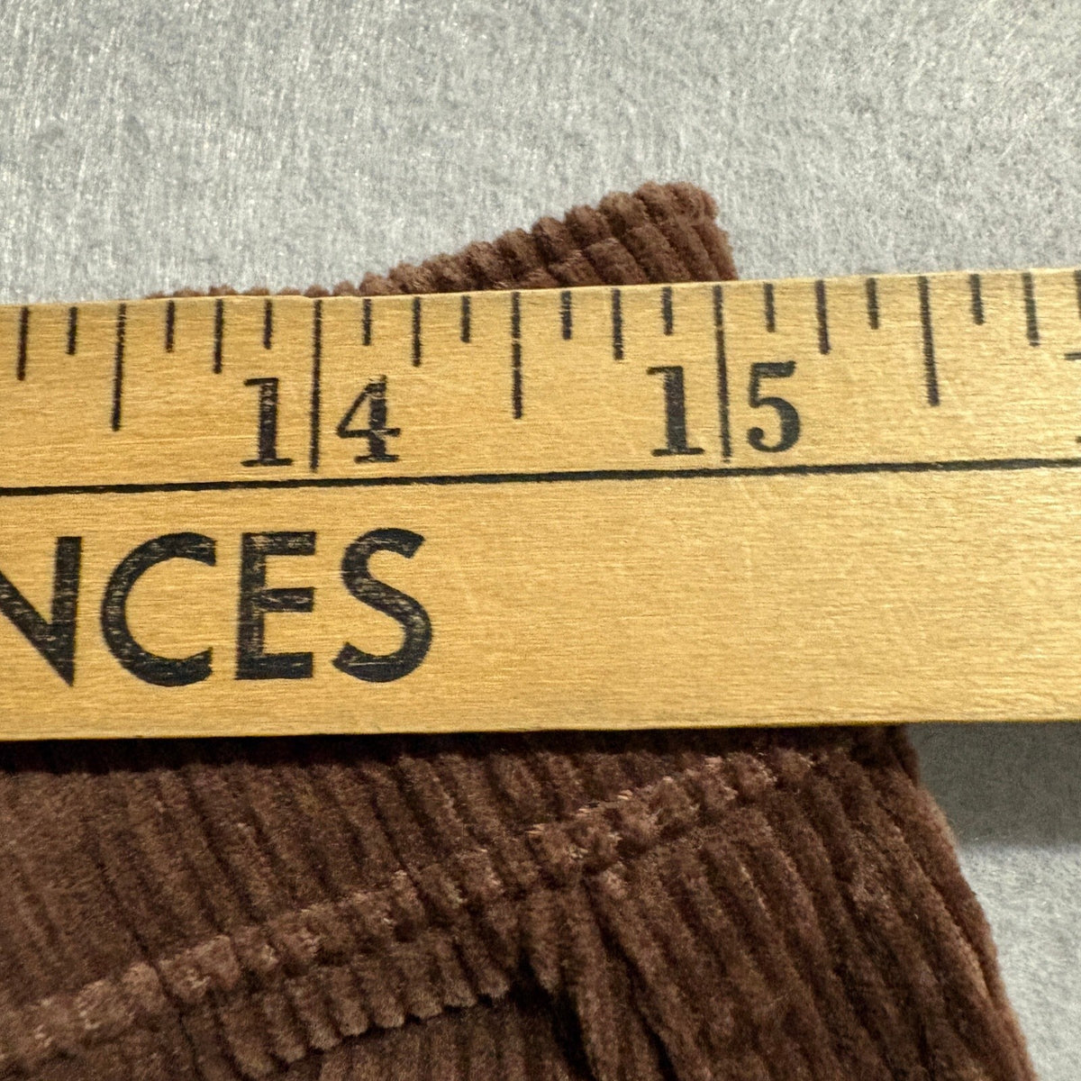 H&M Divided Corduroy Pants Womens Size 10 Brown High Waist Wide Leg Stretch NWT
