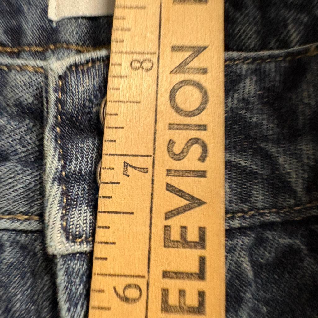 PacSun Low Rise Girlfriend Jeans Womens 27 Blue Denim 100% Cotton Flap Pocket